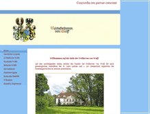 Tablet Screenshot of freiherren-von-wolff.com